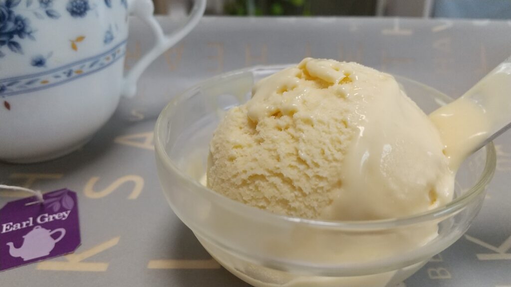 レモンのアイスクリーム